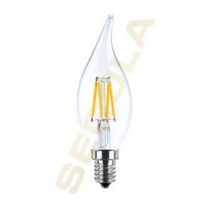 Segula 55315 LED svíčka plamínek čirá E14 3,2 W (26 W) 270 Lm 2.700 K