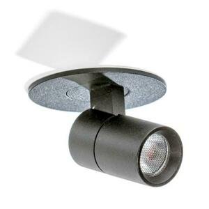 LED Stropní zápustné bodové svítidlo AZzardo Lina black AZ2708 2W 170lm 3000K IP20 6cm černé