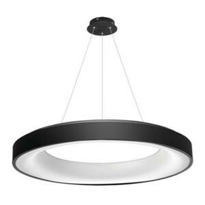 LED Závěsné svítidlo AZzardo Sovana Pendant 80 CCT black Dimm AZ3449 80W 4000lm 2700-6500K IP20 78cm stmívatelné černé