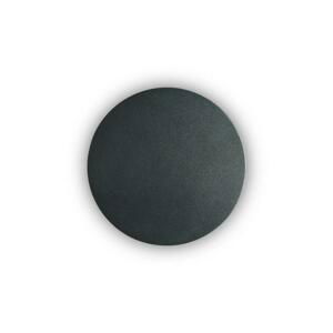 LED Nástěnné svítidlo Ideal Lux Cover AP1 Round Small Nero 195742 9W 943lm 15cm kulaté černé