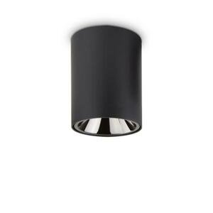 LED Stropní svítidlo Ideal Lux Nitro Round Nero 205984 kulaté černé 15W 1350lm