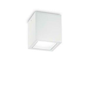 Venkovní stropní přisazené svítidlo Ideal Lux TECHO PL1 BIG BIANCO 251523 GU10 1x20W IP54 15cm bílé