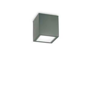 Venkovní stropní přisazené svítidlo Ideal Lux TECHO PL1 SMALL ANTRACITE 251554 GU10 1x20W IP54 9cm antracitové