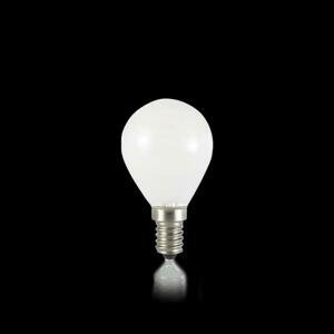 LED žárovka Ideal Lux Sfera Bianco 253411 E14 4W 4000K 380lm bílá