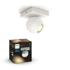 Hue White Ambiance Bodové svítidlo Philips Buckram BT 50471/31/P9 LED GU10 1x5W 350lm 2200-6500K 230V, bílé s Bluetooth