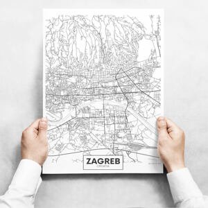 Sada obrazů - Map of Zagreb II