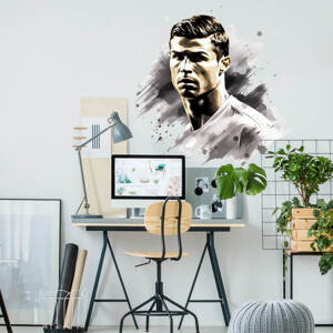 Fotbalová samolepka na zeď - Ronaldo