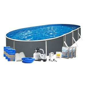 Marimex | Bazén Marimex Orlando Premium DL 3,66x7,32x1,22 m s pískovou filtrací a příslušenstvím | 19900188