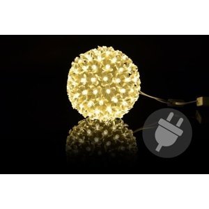 Vánoční dekorace - Vánoční LED koule - 12 cm OEM D05967