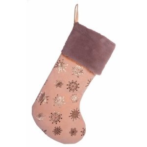Závěsná ponožka - růžová - 18000337