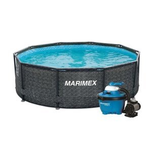 Marimex Bazén Florida 3,66x0,99 m - motiv RATAN s pískovou filtrací - 19900076