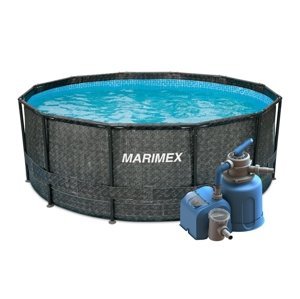 Marimex Bazén Florida 3,66x1,22 m s pískovou filtrací - motiv RATAN - 19900121