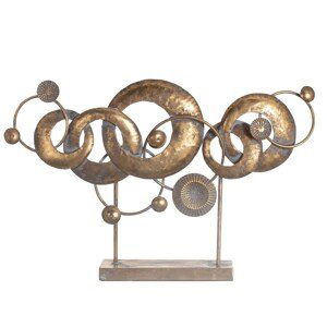 Dekorace Golden Orbits 50cm