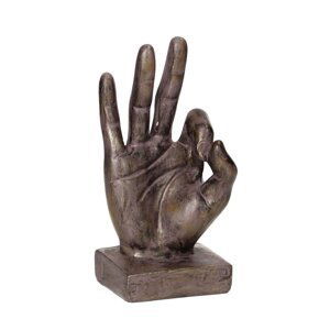 Dekorace Hand Sign OK 17cm