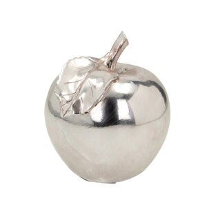 Dekorace Silver Apple 12cm