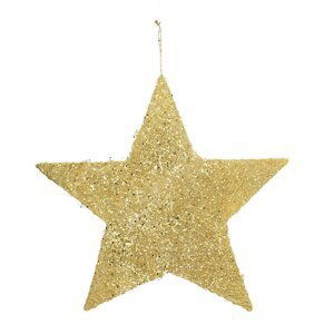 Dekorace Golden Star 40cm