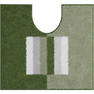 LineaDue CAPRICIO - Koupelnová předložka zelená Rozměr: 55x60 cm s výřezem pro WC