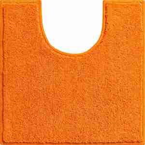 GRUND Koupelnová předložka ROMAN oranžová Rozměr: 50x50 cm s výřezem pro WC