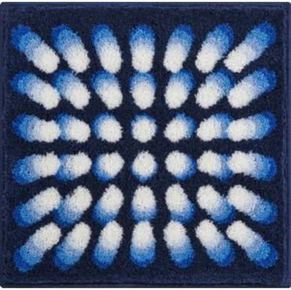 GRUND Koupelnová předložka KARIM 07 modrá Rozměr: 60x60 cm
