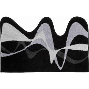 GRUND Koupelnová předložka KARIM 19 šedá černá Rozměr: 75x120 cm