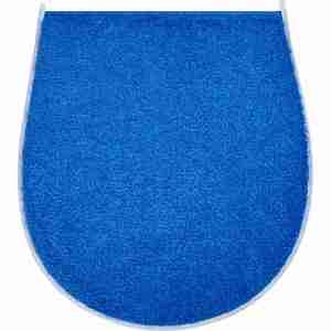 GRUND Koupelnová předložka DIVISO modrá Rozměr: 47x50 cm - na víko od WC nebo jako podsedák na židli