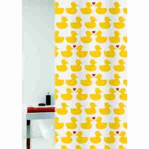 GRUND Sprchový závěs HAPPY SPRING žlutá červená 180x200 cm
