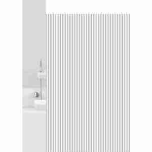 GRUND Sprchový závěs VERTICAL bílo-šedá 180x200 cm