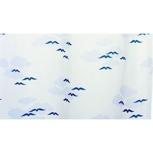 GRUND Sprchový závěs NUBE modrý Rozměr: 120x200 cm
