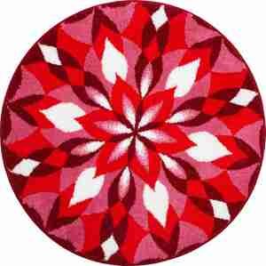 GRUND Mandala předložka KŘÍDLA RADOSTI červená Rozměr: ø 80 cm