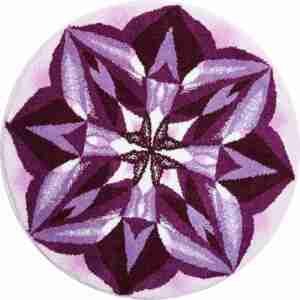 GRUND Mandala předložka SMYSLUPLNOST fialová Rozměr: ø 80 cm