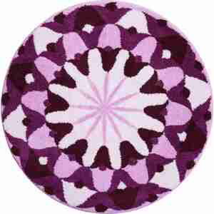 GRUND Mandala předložka VĚDĚNÍ fialová Rozměr: ø 60 cm