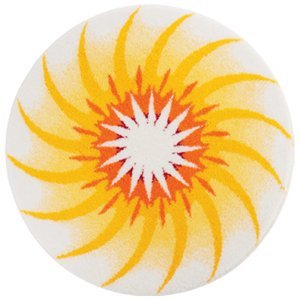 GRUND Mandala předložka CESTA SVĚTLA žlutá Rozměr: ø 60 cm