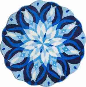 GRUND Mandala předložka EUPHORIA modrá Rozměr: ø 80 cm