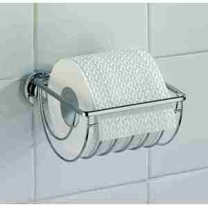 WENKO držák toaletního papíru BEZ VRTÁNÍ PowerLoc BOVINO nerez 15x7,5x14 cm