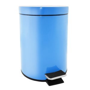 SEPIO Odpadkový koš s pedálem 3 l. modrý 17x17x26 cm