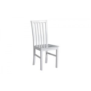 Dřevěná židle jídelní Burn 01 - Bílá