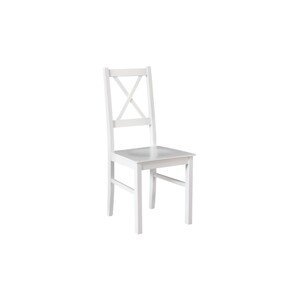 Dřevěná židle do jídelny Stil  - Bílá
