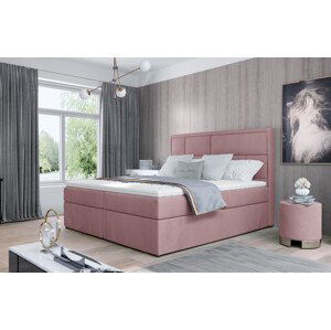 Postel boxspring 140x200 cm Elsey Matt velvet 63