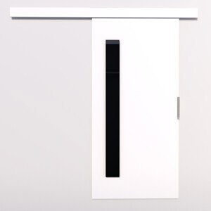 Posuvné dveře GELA 86 x 205 bílá černá Laocbel