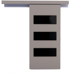 Posuvné dveře ARES šedá černá Laocbel 106 x 205