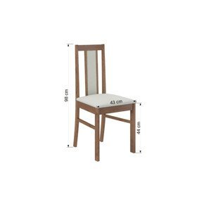 Dřevěná jídelní židle K75 Sonoma