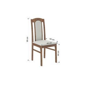 Dřevěná jídelní židle K1 Sonoma