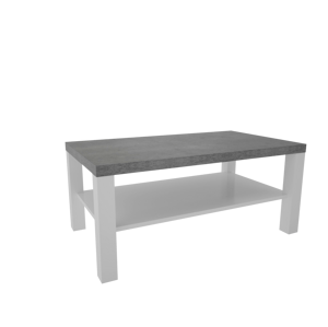 Konferenční stolek SVEN bílá beton