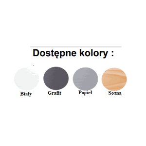 Patrová postel pro tři děti TEDRO 200 x 90 cm grafitová