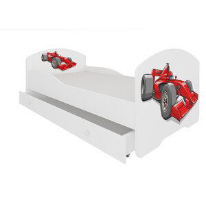 Dětská postel s matrací a šuplíkem PEPE FORMULA 160x80