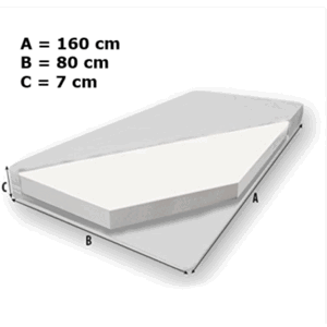 Dětská postel s matrací a zábranou PEPE GALAXY 160x80