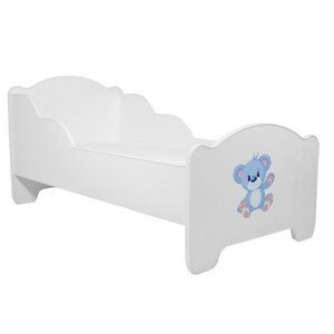 Dětská postel s matrací AMADIS BLUE BEAR 160x80