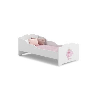 Dětská postel s matrací XIMENA BALLERINA 160x80