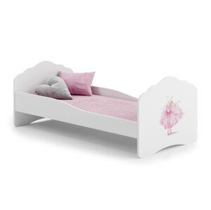 Dětská postel s matrací CASIMO BALLERINA 140x70