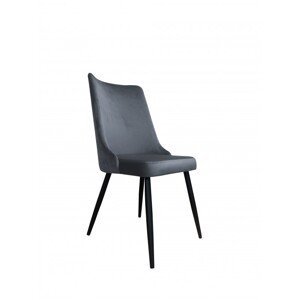 Moderní čalouněná jídelní židle Sunny černé nohy Bluvel 14